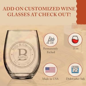 Personalized Custom Cutting Board: Unique Newlywed Gift