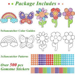 Summer Flower Arts and Crafts – Suncatcher Kits for Kids