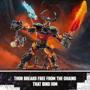 LEGO Marvel Thor vs. Surtur Construction Figure