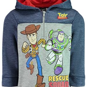 Toy Story Woody & Buzz Big Boys Fleece Hoodie