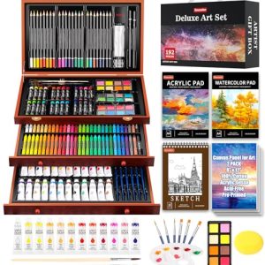 Soucolor 192-Pack Deluxe Art Set