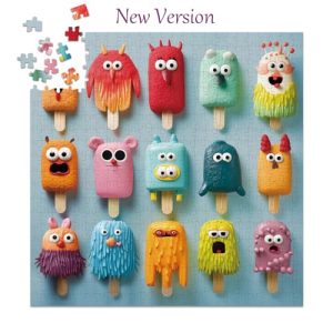 Colorful Popsicles Jigsaw Puzzle: Fun Family Gift