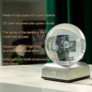 ERWEI 3D Solar System Crystal Ball: Educational Gift Idea