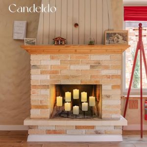 Candeldo Fireplace Candle Holder