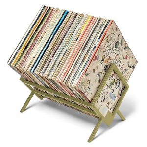 MODERN VINYL Record Holder – Gold Metal