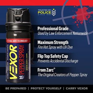 Vexor Pepper Spray 2-Pack with Belt Clip
