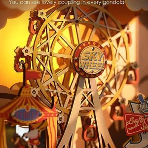 Rolife DIY Book Nook Kit – Ferris Wheel Music Box