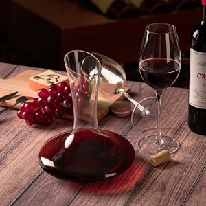YouYah Wine Decanter Set with Drying Stand
