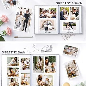 Popotop Self Adhesive Photo Album for 4x6, 5x7, 8x10 Pictures