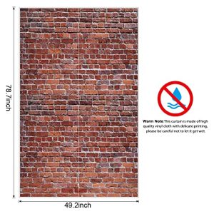 Brick Wall Party Backdrop Decoration