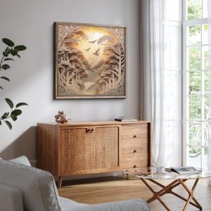 Forest Sunset 1000-Piece Puzzle: Tree of Life