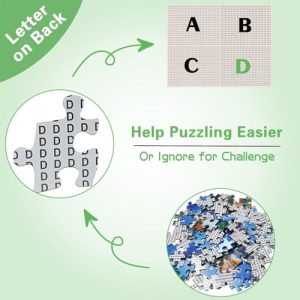 HUADADA Easter Eggs Jigsaw Puzzle: Intriguing 1000-Piece Challenge