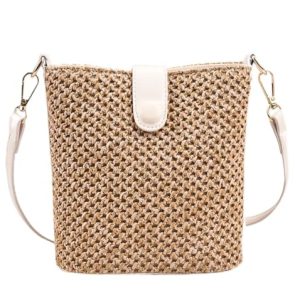 Women’s Handmade Straw Crossbody Bag