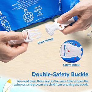 AmazeFan Kids Swim Life Jacket Vest – Swim Aid Float