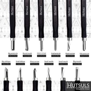Wood Carving Tools Set – 12 pcs Mini Chisel Kit