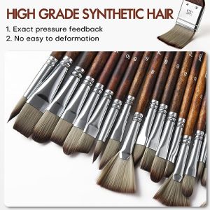 Fuumuui 25pcs Paint Brush Set – Artist Series