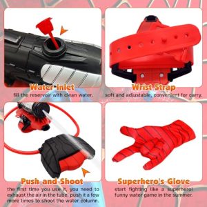 econoLED Spider Web Shooters – Water Guns for Kids