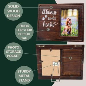Memory Grove Pet Memorial Picture Frame: Rainbow Bridge Tribute