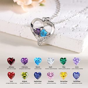 Lam Hub Fong Personalized Name Birthstone Necklace