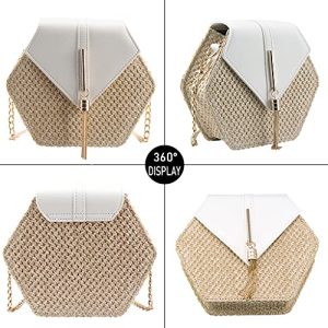 Cute Straw Crossbody Bag