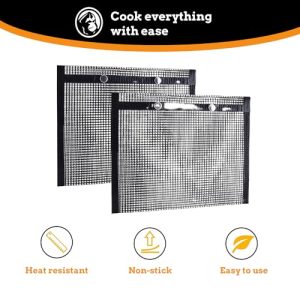 Mountain Grillers BBQ Mesh Grill Bags - Set of 2