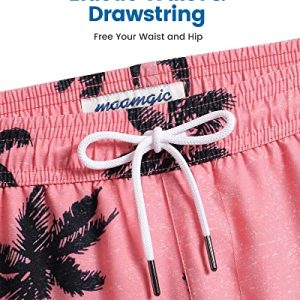 maamgic Mens Swim Trunks with Compression Liner