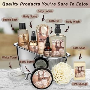 Luxury Coconut & Vanilla Spa Gift Basket - Pampering Set for Her