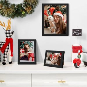 Upsimples 10 Pack Picture Frames Set – Black