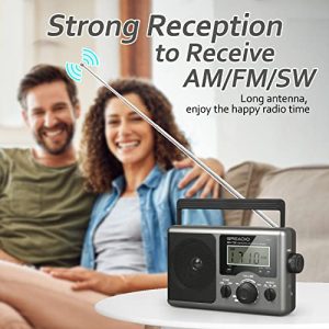 Greadio Portable Shortwave Radio: Best Reception Gift