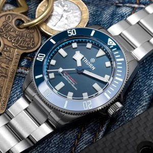 Thorn 39mm Titanium Dive Watch – SHY036 Blue