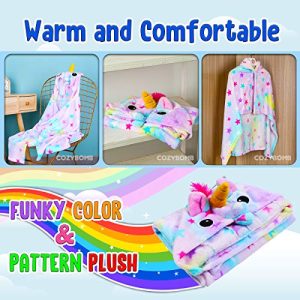 CozyBomB Unicorn Wearable Throw Blanket: Magical Gift for Girls