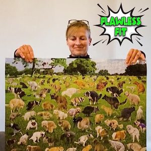 Funwares Pooping Puppies 1000-Piece Puzzle