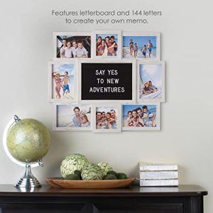 MELANNCO Customizable Letterboard Photo Collage