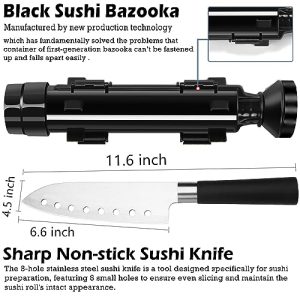 FUNGYAND All-in-One Sushi Making Kit with Bazooka Maker