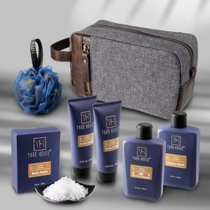 All Natural Ocean Breeze Spa Gift Basket – Men’s Luxury Kit