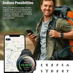 GPS Smart Watch: Outdoor Fitness Tracker Gift