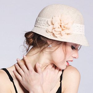 Women’s Gatsby Linen Cloche Hat