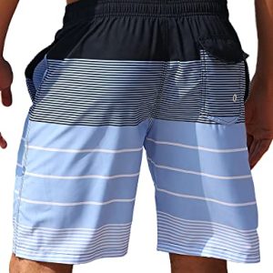 ELETOP Men's Quick Dry Swim Trunks - Swim Board Shorts