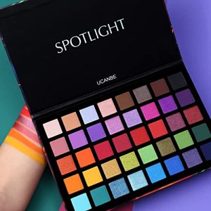 UCANBE Spotlight Eyeshadow Palette: 40 Colorful Shades