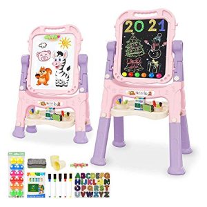 Mojitodon Kids Pink Art Easel: Creative Joy for Young Artists