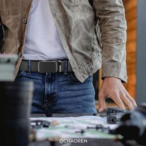 CHAOREN Leather Ratchet Belt: Stylish and Custom Fit Gift