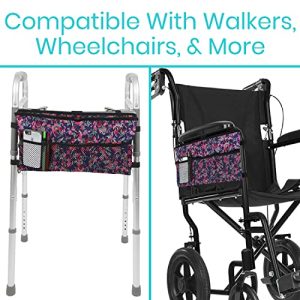 Vive Walker Bag – Water Resistant Wheelchair Basket Pouch