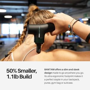 Ekrin Athletics Bantam Mini Massage Gun – Compact Deep Tissue Massager