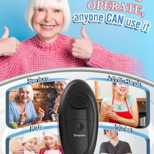 Electric Can Opener Battery Operated – Black