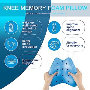 Memory Foam Knee & Leg Support Pillow – 1 Pack