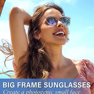 Myiaur Polarized Square Sunglasses for Women