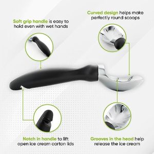 Spring Chef Ice Cream Scoop: Easy Scooping Tool