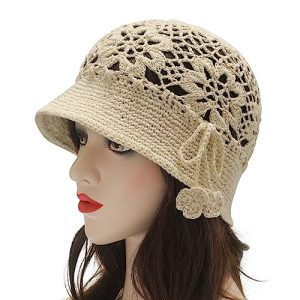 ZLYC Handmade Crochet Bucket Hat