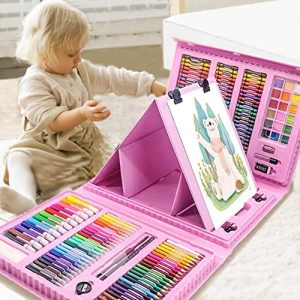 DLUCKY 208 PCS Art Supplies: Complete Drawing Art Kit