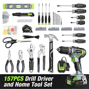 WORKPRO 157PCS Home Tool Set – Ideal Gift for DIYers